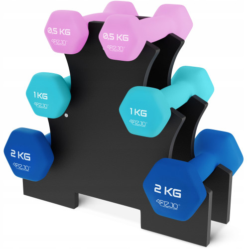 Купить Гантель  4FIZJO Classic 7 кг со стойкой в Киеве - фото №1